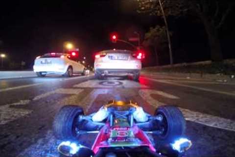 Driving my RC car at night in ISTANBUL traffic