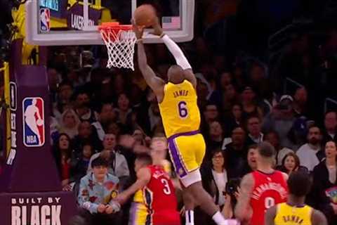 LeBron's Epic Dunk Attempt on CJ 🤯😱