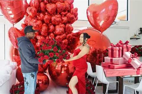 Surprising My Pregnant Fiance For Valentine's Day!