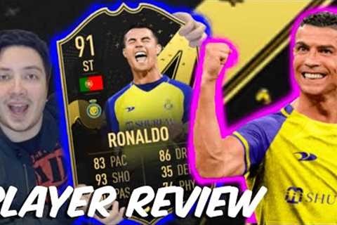 91 TOTW CRISTIANO RONALDO PLAYER REVIEW