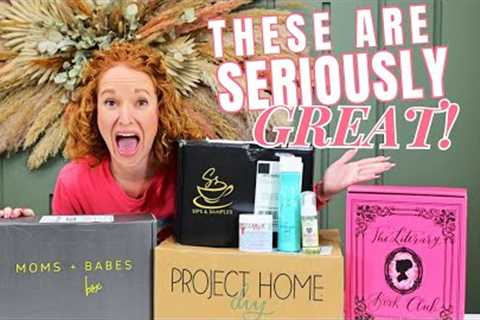 Opening 4 Great Subscription Boxes + 3 Empty Products Review | Subscription Box Reviews