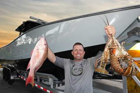 First Trip on the NEW BOAT!!! {Catch Clean Cook} Insetta 35IFC with twin 300hpr Suzuki Outboards!