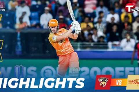 Highlights | Desert Vipers vs Gulf Giants | Final | International League T20 | T Sports