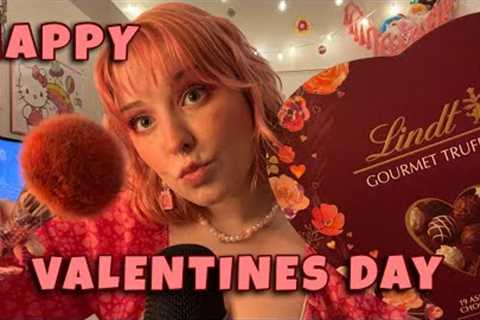 ASMR Kind Caring Friend Showers You in Gifts and a Makeover for Valentine’s Day (Role Play) 💝✨☁️