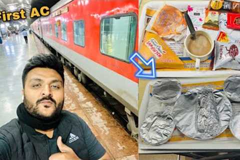 Bhubaneswar Rajdhani Express First Class journey || IRCTC First Class food Review || Ep1