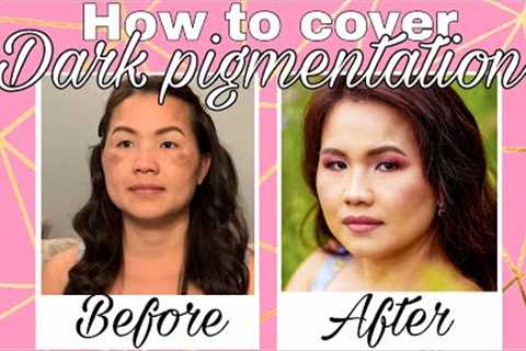 HOW TO COVER HYPERPIGMENTATION WITH MAKEUP (On Asian skin)