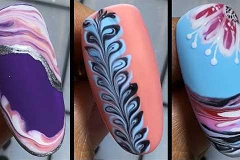 Marble Nail Art Ideas | New Nail Art Compilation #399 | Nailicious