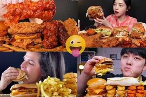 *Asmr*FOOD CRAVING'S fastFOOD MEAL|BEST Mukbang COMPILATION|EATING SHOW|BIGBITES*Ep.13