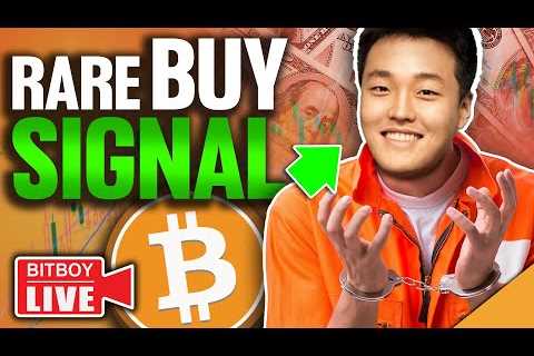 Crypto Founder CHARGED By SEC (EXTREMELY Rare Bitcoin Signal!)