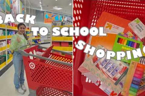 BACK TO SCHOOL supplies shopping 2022 | senior year!