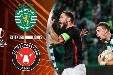 Sporting CP vs. Midtjylland: Extended Highlight | UEL Play-off Leg 1 | CBS Sports Golazo - Europe