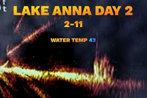 Lake Anna Winter Bass fishing Day 2