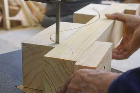 Skillful Techniques Of Woodworking Workers // How To Build Your Own Unique Table
