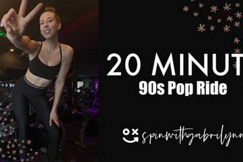 20 Minute Rhythm Cycling Class - 90s Pop Ride