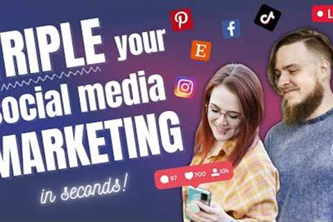 How to TRIPLE your Social Media Marketing Content in SECONDS - The Friday Bean Weekly Live Stream