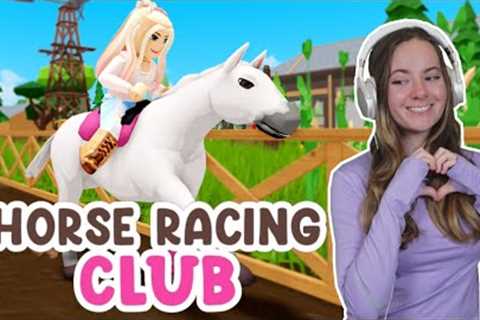 NEW ROBLOX HORSE RACING GAME - Play with me Live! | Pinehaven