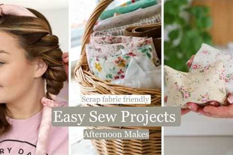 Easy sewing projects compilation! ( Scrap fabric friendly &amp; perfect for beginners )  🧵