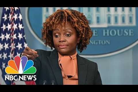 LIVE: White House holds press briefing | NBC News