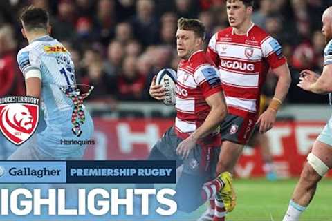 Gloucester v Harlequins - HIGHLIGHTS | Eight Try Game at Kingsholm | Gallagher Premiership 2022/23