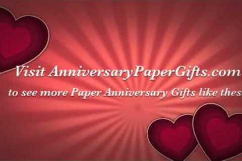 Paper Anniversary Gift Ideas for Him