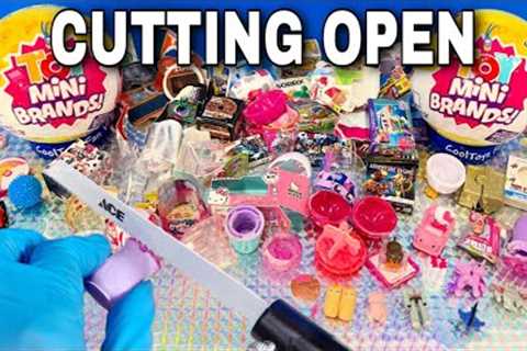 WHAT'S INSIDE THE TOY MINI BRANDS SERIES 3 | OPENING &amp; CUTTING MINI TOYS