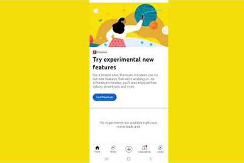 YouTube's New Experimental Features