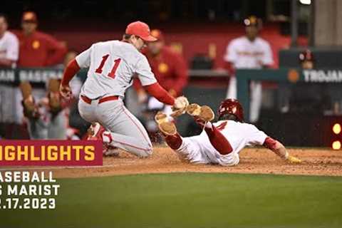 Baseball - USC 8, Marist 6: Highlights (2/17/23)