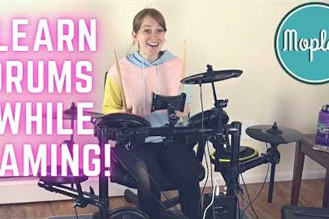 Learn To Play Drums While Gaming! (Moplay Smart Drums Review)