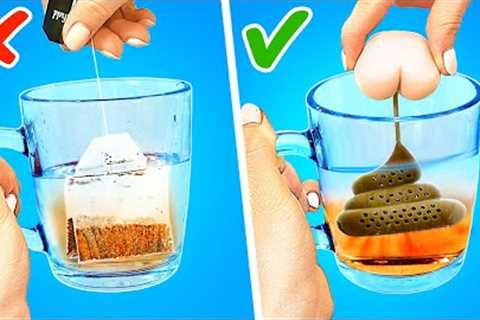 What do you drink tea with?💩 *Useful Toilet Gadgets and Hacks*