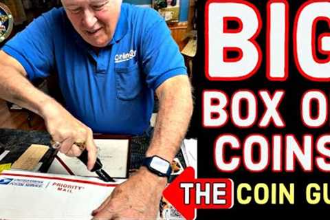 I gave a BIG box of Coins to my Local Coin Dealer! Look Inside!