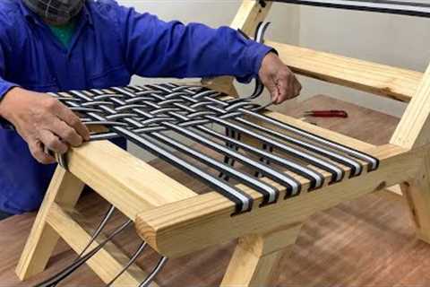 Amazing Woodworking Design Ideas - Build A Rope Chair For Garden