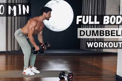 20 MIN DUMBBELL WORKOUT | Full Body | Rowan Row