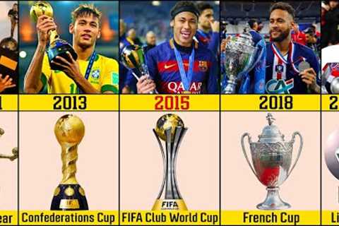 List Of Neymar JR Career All Trophies &amp; Awards 2022