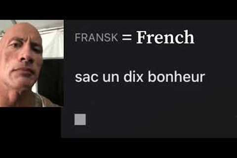 The Rock eyebrow raise meme - Google translate edition V2