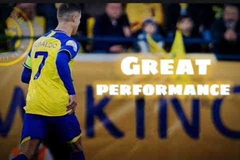 Cristiano Ronaldo Great Performance vs Al taawoun • Ronaldo status HD