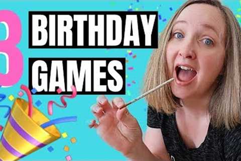 3 Birthday Party Games for Kids