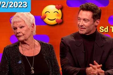 FULL Graham Norton Show 17/2/2023 Judi Dench, Hugh Jackman, Michael B Jordan, Eugene Levy, Paul Rudd