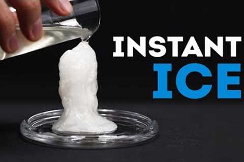 10 Crazy Ice Experiments &amp; Tricks