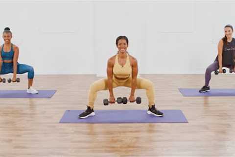 30-Minute Strength Training Workout With Dumbbells