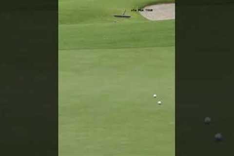 What a shot 🤯 near albatross for Tiger Woods