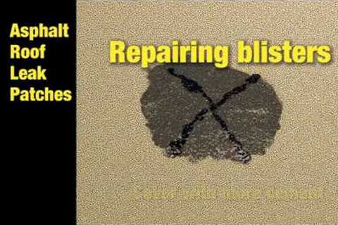 How To Repair Roof Leaks