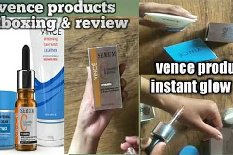 Vince products unboxing&amp;review | best tips for night skin care rutine|  Trendy fashion editor