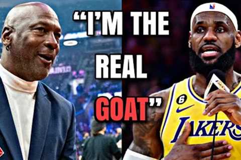 LeBron James GETS DESTROYED By Michael Jordan For Calling Himself THE GOAT