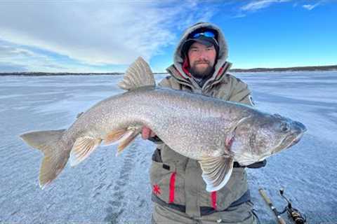 Fishing A Giant Reservoir For Big Lake Trout (FORT PECK, MONTANA)