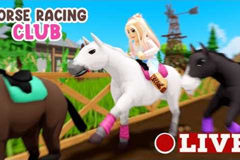 🔴HORSE RACING ON ROBLOX! - Roblox Live | Pinehaven
