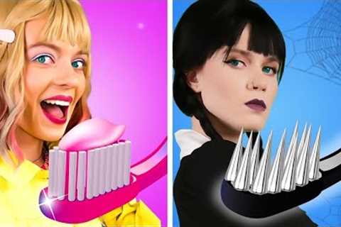 My Babysitter is Wednesday! Good VS Bad Babysitter *Amazing Parenting Hacks* by Gotcha!