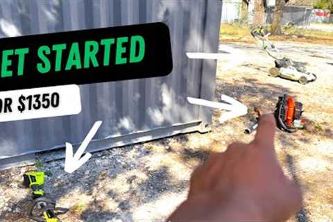 BEST Equipment To Start In LAWN CARE | Chase Grant