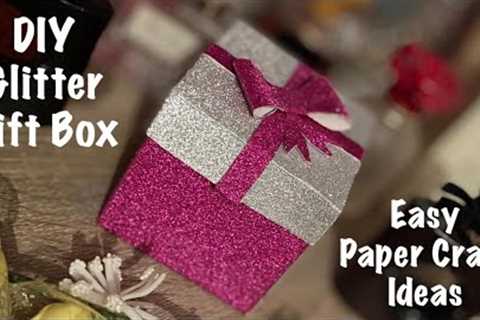 DIY Glitter Gift Box ft. Bow