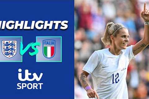 HIGHLIGHTS - Daly at the double! England vs Italy | ITV Sport