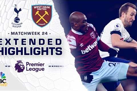 Tottenham Hotspur v. West Ham United | PREMIER LEAGUE HIGHLIGHTS | 2/19/2023 | NBC Sports